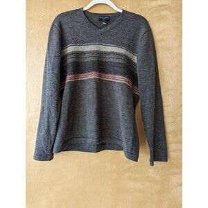 Banana Republic 100% Merino Wool Gray Sweater Men's Large